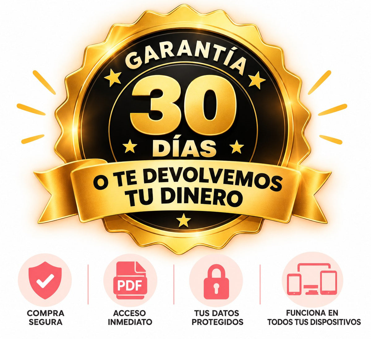 Garantía de 30 días de satisfacción