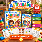 Cuaderno de actividades para niños autistas · Juego, aprendo y me divierto