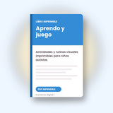 Cuaderno de actividades para niños autistas · Juego, aprendo y me divierto