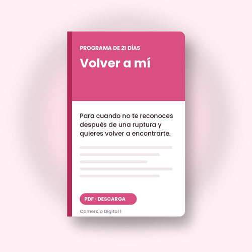 Volver a mí, programa de 21 días